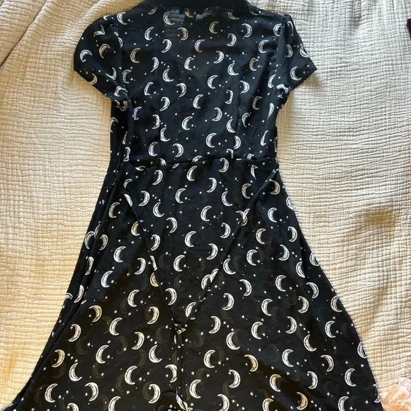 Hot Topic Black Dress with Celestial Pattern - Picture 2 of 6